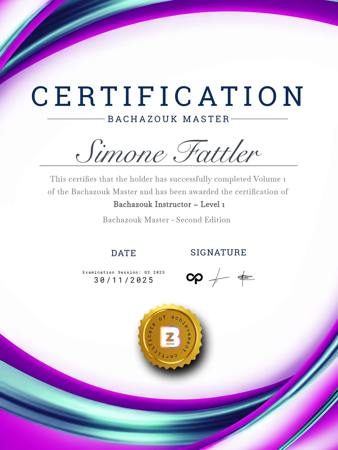 Simone - Level 1 Certification
